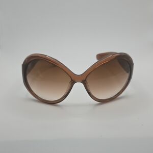 Marc Jacobs Brown Gradient Oversized Butterfly Sunglasses